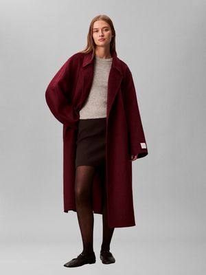 Płaszcz damski Calvin Klein ze sklepu: Gomez Fashion Store w kategorii: Płaszcze damskie - zdjęcie 874714-BD9-10338_CK255W000154C27
