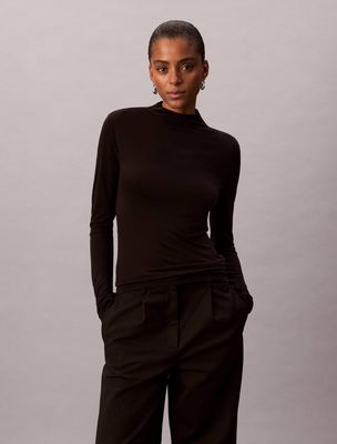 Bluzka damska na jesień Calvin Klein ze sklepu: Gomez Fashion Store w kategorii: Bluzki damskie - zdjęcie 874714-BD9-10338_CK255W000156544