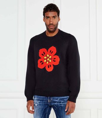 Sweter męski na zimę Kenzo ze sklepu: Gomez Fashion Store w kategorii: Swetry męskie - zdjęcie 874714-BD9-10338_KE255M000013A18