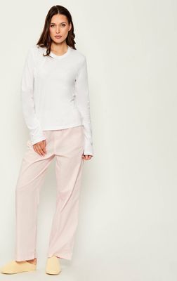 Calvin Klein Underwear - Piżama bez wzorów ze sklepu: Gomez Fashion Store w kategorii: Piżamy damskie - zdjęcie 874714-BD9-10338_CU255W000014D65