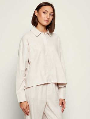 Piżama casualowa bez wzorów Calvin Klein Underwear ze sklepu: Gomez Fashion Store w kategorii: Piżamy damskie - zdjęcie 874714-BD9-10338_CU255W000028D77