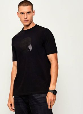 T-shirt męski wiosenny casual Karl Lagerfeld ze sklepu: Gomez Fashion Store w kategorii: T-shirty męskie - zdjęcie 874714-BD9-10338_KL255M000012990