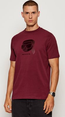 T-shirt męski w stylu młodzieżowym Karl Lagerfeld ze sklepu: Gomez Fashion Store w kategorii: T-shirty męskie - zdjęcie 874714-BD9-10338_KL255M000012703