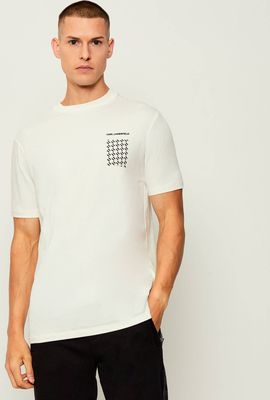 T-shirt męski na wiosnę Karl Lagerfeld ze sklepu: Gomez Fashion Store w kategorii: T-shirty męskie - zdjęcie 874714-BD9-10338_KL255M000013334