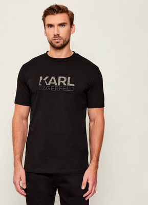 T-shirt męski młodzieżowy Karl Lagerfeld ze sklepu: Gomez Fashion Store w kategorii: T-shirty męskie - zdjęcie 874714-BD9-10338_KL255M000017990