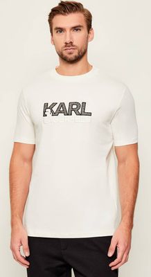 T-shirt męski na wiosnę Karl Lagerfeld ze sklepu: Gomez Fashion Store w kategorii: T-shirty męskie - zdjęcie 874714-BD9-10338_KL255M000017334