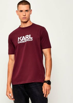 T-shirt męski na wiosnę Karl Lagerfeld ze sklepu: Gomez Fashion Store w kategorii: T-shirty męskie - zdjęcie 874714-BD9-10338_KL255M000028703