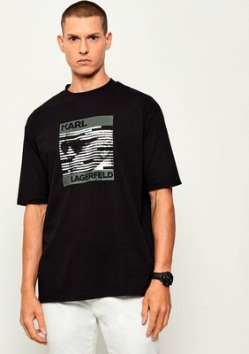 Karl Lagerfeld - T-shirt męski młodzieżowy ze sklepu: Gomez Fashion Store w kategorii: T-shirty męskie - zdjęcie 874714-BD9-10338_KL255M000029990