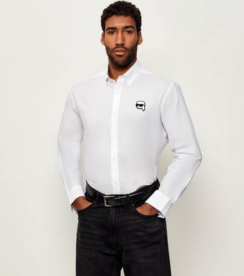 Koszula męska Karl Lagerfeld ze sklepu: Gomez Fashion Store w kategorii: Koszule męskie - zdjęcie 874714-BD9-10338_KL255M000070007