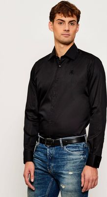 Koszula męska z klasycznym kołnierzykiem Karl Lagerfeld ze sklepu: Gomez Fashion Store w kategorii: Koszule męskie - zdjęcie 874714-BD9-10338_KL255M000072990