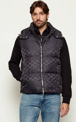 Kamizelka męska na jesień casual Karl Lagerfeld ze sklepu: Gomez Fashion Store w kategorii: Kamizelki męskie - zdjęcie 874714-BD9-10338_KL255M000093990