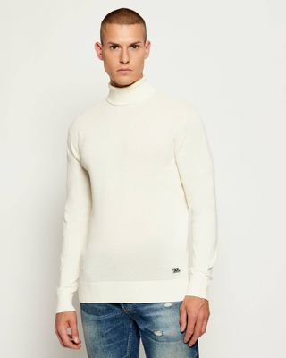 Sweter męski na zimę Karl Lagerfeld ze sklepu: Gomez Fashion Store w kategorii: Swetry męskie - zdjęcie 874714-BD9-10338_KL255M000108334
