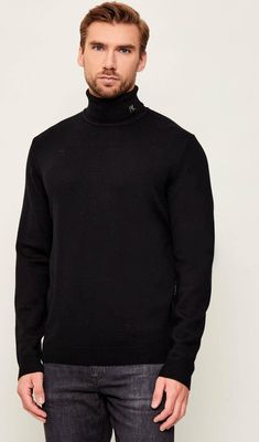 Sweter męski na zimę Karl Lagerfeld ze sklepu: Gomez Fashion Store w kategorii: Swetry męskie - zdjęcie 874714-BD9-10338_KL255M000110990