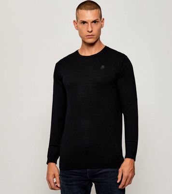 Sweter męski zimowy casual Karl Lagerfeld ze sklepu: Gomez Fashion Store w kategorii: Swetry męskie - zdjęcie 874714-BD9-10338_KL255M000111990
