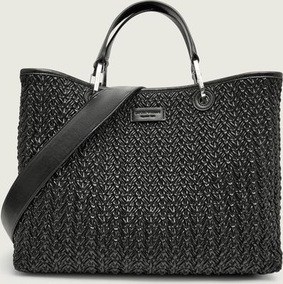 Shopper bag glamour Emporio Armani ze sklepu: Gomez Fashion Store w kategorii: Torby Shopper bag - zdjęcie 874714-BD9-10338_EA255W000004M13