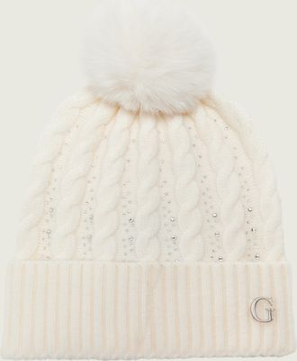Czapka zimowa damska Guess ze sklepu: Gomez Fashion Store w kategorii: Czapki zimowe damskie - zdjęcie 874714-BD9-10338_GU255W000001100