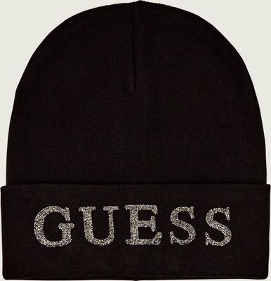 Czapka zimowa damska Guess ze sklepu: Gomez Fashion Store w kategorii: Czapki zimowe damskie - zdjęcie 874714-BD9-10338_GU255W000013489