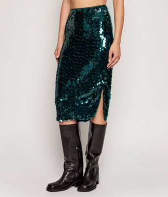 Spódnica Patrizia Pepe ze sklepu: Gomez Fashion Store w kategorii: Spódnice - zdjęcie 874714-BD9-10338_PK255W000033651