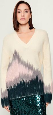 Sweter damski casualowy na zimę Patrizia Pepe ze sklepu: Gomez Fashion Store w kategorii: Swetry damskie - zdjęcie 874714-BD9-10338_PK255W000037652