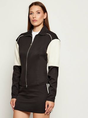 Bluza damska w sportowym stylu Patrizia Pepe ze sklepu: Gomez Fashion Store w kategorii: Bluzy damskie - zdjęcie 874714-BD9-10338_PK255W000049049
