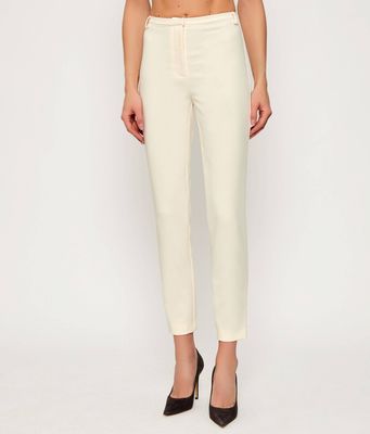 Spodnie damskie na wiosnę Patrizia Pepe ze sklepu: Gomez Fashion Store w kategorii: Spodnie damskie - zdjęcie 874714-BD9-10338_PK255W000077640