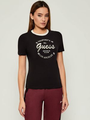 GUESS ACTIVE - Bluzka damska na wiosnę w stylu młodzieżowym ze sklepu: Gomez Fashion Store w kategorii: Bluzki damskie - zdjęcie 874714-BD9-10338_GV255W000021046