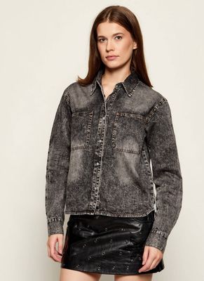 Koszula damska jesienna One Teaspoon ze sklepu: Gomez Fashion Store w kategorii: Koszule damskie - zdjęcie 874714-BD9-10338_OE255W000008023
