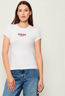 Bluzka damska młodzieżowa Guess Jeans ze sklepu: Gomez Fashion Store w kategorii: Bluzki damskie - zdjęcie 874714-BD9-10338_GE255W000010F11
