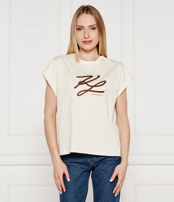 Bluzka damska Karl Lagerfeld ze sklepu: Gomez Fashion Store w kategorii: Bluzki damskie - zdjęcie 874714-BD9-10338_KL254W000051C48