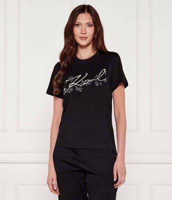 Bluzka damska Karl Lagerfeld ze sklepu: Gomez Fashion Store w kategorii: Bluzki damskie - zdjęcie 874714-BD9-10338_KL254W000052666