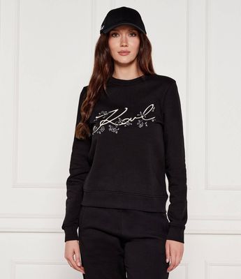 Bluza damska na jesień Karl Lagerfeld ze sklepu: Gomez Fashion Store w kategorii: Bluzy damskie - zdjęcie 874714-BD9-10338_KL254W000059666