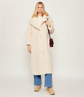 Guess - Płaszcz damski ze sklepu: Gomez Fashion Store w kategorii: Płaszcze damskie - zdjęcie 874714-BD9-10338_GJ255W000043I29