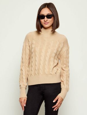 Sweter damski casual zimowy Guess ze sklepu: Gomez Fashion Store w kategorii: Swetry damskie - zdjęcie 874714-BD9-10338_GJ255W000065M03