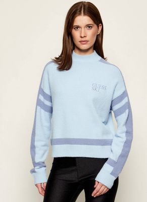 Sweter damski na zimę Guess ze sklepu: Gomez Fashion Store w kategorii: Swetry damskie - zdjęcie 874714-BD9-10338_GJ255W000070O97