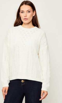 Sweter damski casual na zimę Guess ze sklepu: Gomez Fashion Store w kategorii: Swetry damskie - zdjęcie 874714-BD9-10338_GJ255W000084J34