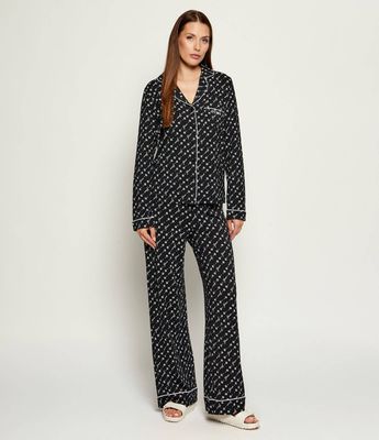 Piżama w groszki casualowa Guess Underwear ze sklepu: Gomez Fashion Store w kategorii: Piżamy damskie - zdjęcie 874714-BD9-10338_GB255W000013Z46