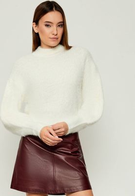 Sweter damski zimowy Guess ze sklepu: Gomez Fashion Store w kategorii: Swetry damskie - zdjęcie 874714-BD9-10338_GJ255W000101H47