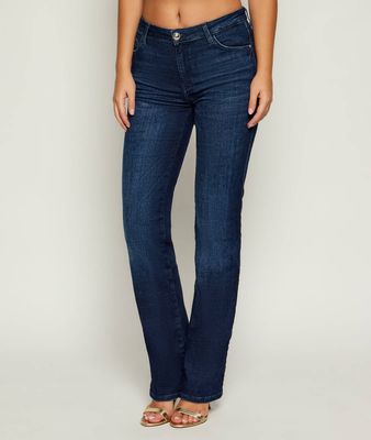 Jeansy damskie w miejskim stylu Guess ze sklepu: Gomez Fashion Store w kategorii: Jeansy damskie - zdjęcie 874714-BD9-10338_GJ255W000106W24