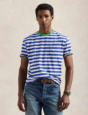 T-shirt męski na wiosnę Polo Ralph Lauren ze sklepu: Gomez Fashion Store w kategorii: T-shirty męskie - zdjęcie 874714-BD9-10338_PR252M000245ERI