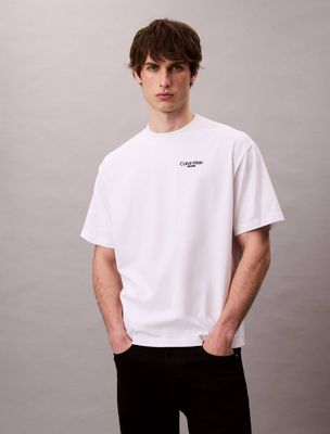T-shirt męski casualowy Calvin Klein Jeans ze sklepu: Gomez Fashion Store w kategorii: T-shirty męskie - zdjęcie 874714-BD9-10338_CJ255M000003C65