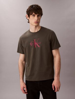 T-shirt męski Calvin Klein Jeans ze sklepu: Gomez Fashion Store w kategorii: T-shirty męskie - zdjęcie 874714-BD9-10338_CJ255M000007Y60