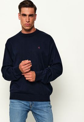 Calvin Klein Jeans - Sweter męski casualowy ze sklepu: Gomez Fashion Store w kategorii: Swetry męskie - zdjęcie 874714-BD9-10338_CJ255M000010879