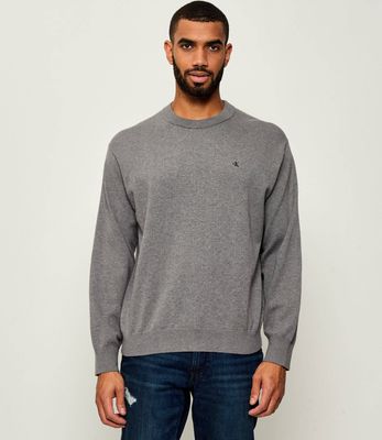 Calvin Klein Jeans - Sweter męski casual ze sklepu: Gomez Fashion Store w kategorii: Swetry męskie - zdjęcie 874714-BD9-10338_CJ255M000010880
