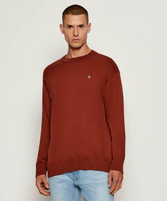 Calvin Klein Jeans - Sweter męski casual ze sklepu: Gomez Fashion Store w kategorii: Swetry męskie - zdjęcie 874714-BD9-10338_CJ255M000010Y63