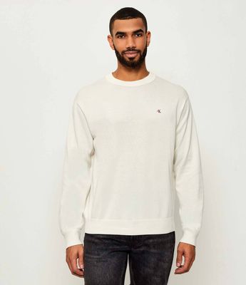 Sweter męski wiosenny casual Calvin Klein Jeans ze sklepu: Gomez Fashion Store w kategorii: Swetry męskie - zdjęcie 874714-BD9-10338_CJ255M000010B77