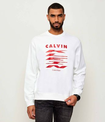Bluza męska na wiosnę Calvin Klein Jeans ze sklepu: Gomez Fashion Store w kategorii: Bluzy męskie - zdjęcie 874714-BD9-10338_CJ255M000023210