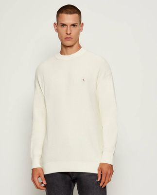 Sweter męski casual Calvin Klein Jeans ze sklepu: Gomez Fashion Store w kategorii: Swetry męskie - zdjęcie 874714-BD9-10338_CJ255M000024B77