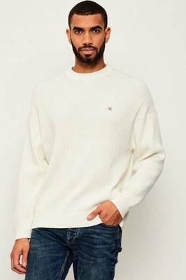 Sweter męski Calvin Klein Jeans ze sklepu: Gomez Fashion Store w kategorii: Swetry męskie - zdjęcie 874714-BD9-10338_CJ255M000025B77
