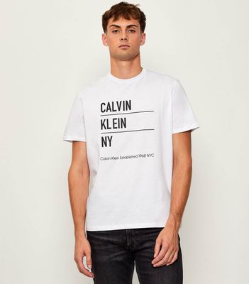 T-shirt męski Calvin Klein Jeans ze sklepu: Gomez Fashion Store w kategorii: T-shirty męskie - zdjęcie 874714-BD9-10338_CJ255M000044C65