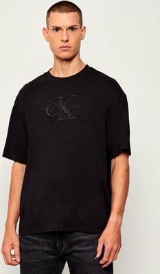 Calvin Klein Jeans - T-shirt męski młodzieżowy ze sklepu: Gomez Fashion Store w kategorii: T-shirty męskie - zdjęcie 874714-BD9-10338_CJ255M000053C64